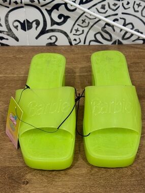 Barbie x Forever 21 Limited Edition Green Block Heel Sandals